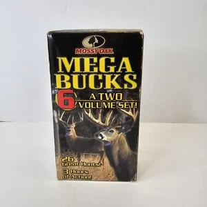 Mossy Oak Mega Bucks 6 zwei Bände Set VHS Kassette neu versiegelt Baujahr 2001 - Bild 1 von 6