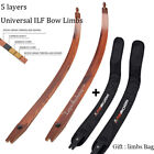 5 Layers ILF Limbs Archery Recurve Bow Limb & Bag H19"-62"/H17"-60" for ILF Bow