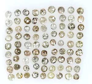 Natural Loose Diamond Round Shape Fancy Brown Mix Colour I2 Clarity 1.00 Ct Q54 - Picture 1 of 5