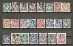 NORDRHODESIEN 1938/52 SG 25/45 + 26a/27a GEBRAUCHT - Bild 1 von 1