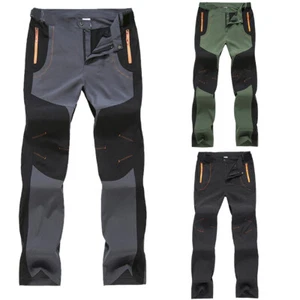 Pantaloni da passeggio da uomo impermeabili da carico pioggia escursionismo pesca all'aperto pantaloni da lavoro ð¥ - Foto 1 di 17