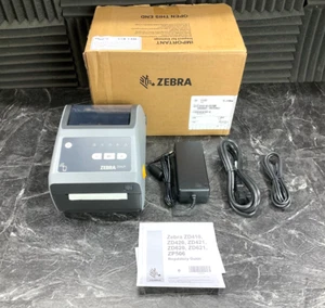 Zebra ZD621 USB Ethernet Bluetooth Thermal Barcode Printer ZD6A043-D01F00EZ ✅ - Picture 1 of 7