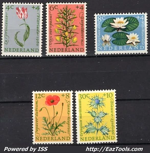PAYS BAS FLEURS N° 719/723 NEUF ** SANS CHARNIERE - Picture 1 of 1