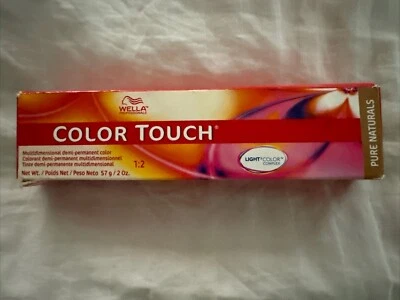 Wella Color Touch 6/0 Rubio Oscuro/Natural 2.0oz Nuevo En Caja Tubo Sellado Foto 1 de 2