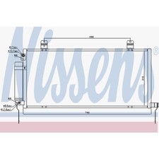NISSENS KONDENSATOR KLIMAANLAGE MITSUBISHI GALANT 940164 Mitsubishi Galant