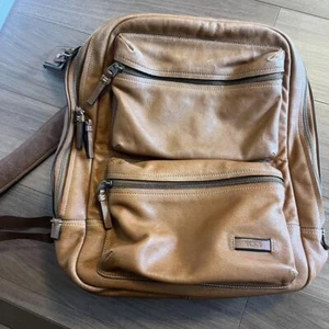 tumi Ganzleder Rucksack braun Vintage schön gebraucht - Bild 1 von 5