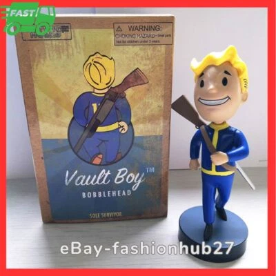 Fallout 4 Bobblehead Vault Boy 111 Serie 4 Big Leagues Sole Survivor con scatola - Immagine 1 di 4