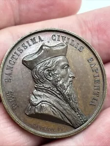 Authentische französische Ingenieur Medaille von 1861. Unzirkuliert! Extrem selten! - Bild 1 von 4
