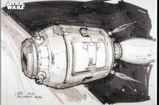 2018 Topps Star Wars Black White A New Hope  #CA-5 Escape Pod