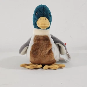 Peluche Ty Original Beanie Baby Jake l'anatra di Mallard - Foto 1 di 9