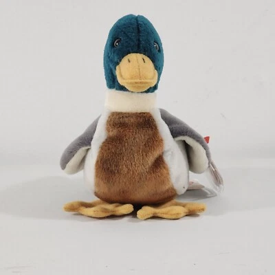 Ty Original Beanie Baby Jake the Mallard Duck Plush Toy - Image 1 of 4