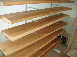 Fensterbrett Fensterbank Eichenholz Massivholz Poliert Farbe Wählbar - Bild 1 von 18