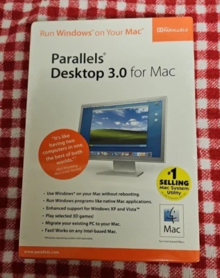 PARALLELS Windows Desktop 3.0 Mac Software -Macintosh apple UTILITY NEW A#12809 - Image 1 of 3