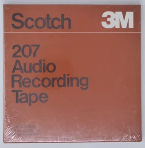 Cinta de grabación de audio Scotch 207 1/4 pulgadas x 1700 pies 3M *NUEVA SELLADA* - Imagen 1 de 8