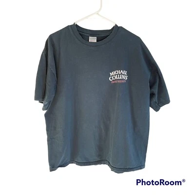 Camiseta promocional negra whisky irlandés Michael Collins manga corta XL para hombre Foto 1 de 3