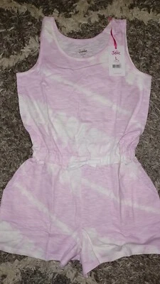 Girls justice  tye dye romper size 12/14 new - Image 1 of 2