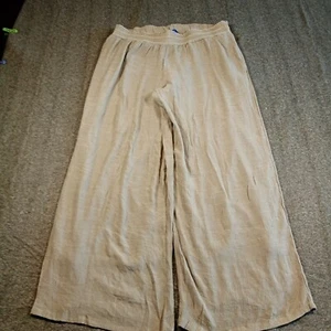 Apt 9 Pants Womens Extra Large Gray Office Wide Leg Capsule Career Causal Norm - Picture 1 of 16