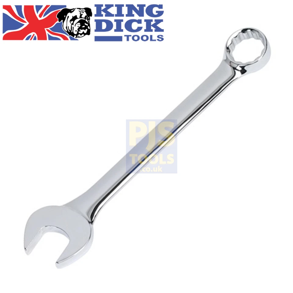 King Dick metric MM polished chrome combination spanner wrenches spanners