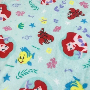 Disney Store Princess Little Mermaid Ariel Blanket Throw Sebastian Flounder - Picture 1 of 4