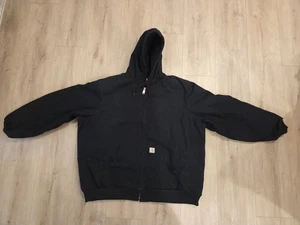 Carhartt OJO140-M Herren Größe 3XL Tall schwarz gesteppt Flanell gefüttert Duck Jacke - Bild 1 von 7