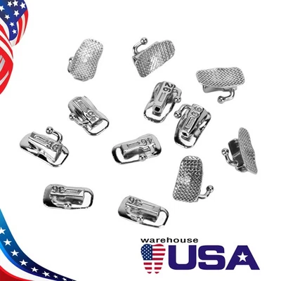 200PCS Dental Ortodoncia Tubos bucales de MBT 022 1er Molar Bondable Non-Conver - Image 1 of 4