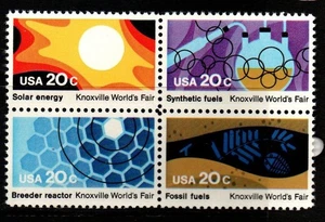 U.S. Mint MNH Knoxville Worlds Fair Block of Four Scott # 2009a **SEE PIC** - Picture 1 of 1