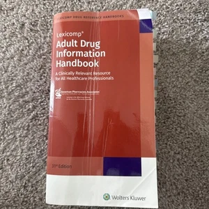 Lexicomp Adult Drug Information Handbook 31st Edition 2022-2023 Wolters Kluwer - Bild 1 von 6