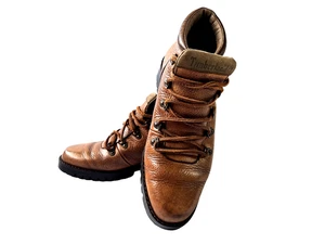 Timberland Hiking Boots Leather Alpine Mamaranick Ankle Woman's Size 8M Brown - Picture 1 of 17