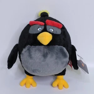 Nuevo con etiquetas Película Angry Birds 11" Black Bomb Bird Peluche TCC Global 2019 Oficial Rovio - Imagen 1 de 9