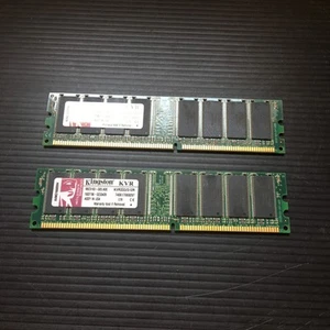 2 PCS Kingston KVR333/512R 512MB DDR(DDR1 SDRAM) PC2700(333MHZ) PC Memory - Picture 1 of 4