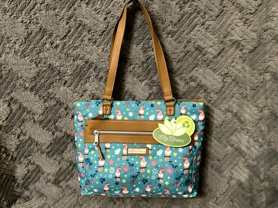 Bolsa tote Dakota padrão papagaios no paraíso nova com etiquetas - Imagem 1 de 4