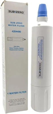 1 PACK Sub-Zero 4204490 Refrigerator Water Filter - White New USA - Image 1 of 4