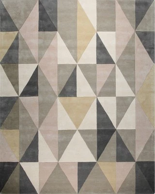 Trendy Classic Multicolor Hand Tufted Wool Rug - Image 1 of 4