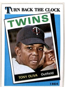 1989 Topps 1964 Twins Rookie Stars - Jay Ward/Tony Oliva Minnesota Twins #665 - Picture 1 of 2