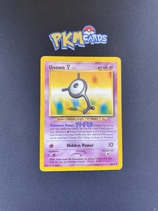 Pokemon TCG Unown Y Neo Revelation 40/64 Regular MP. - Picture 1 of 3