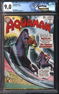 D.C. Comics Aquaman #12 11-12/63 Fantast CGC 9,0 páginas blancas - Imagen 1 de 2