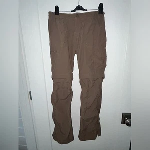 REI nylon cargo convertible pants girl's sz M 10-12 EUC LN - Picture 1 of 10