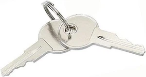 GolfCartKeys EZGO Replacement (2 Pack) Silver - Picture 1 of 1