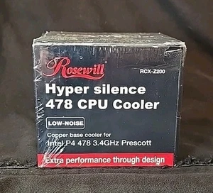 Enfriador de CPU para computadora Rosewill RCX-Z80-AL para AMD K8 AM2 AM2+ caja sellada de fábrica - Imagen 1 de 6