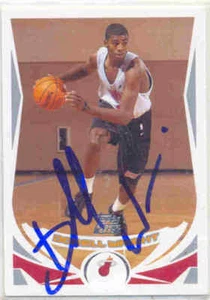 DORELL WRIGHT MIAMI HEAT SIGNED ROOKI CARD WARRIORS 76ERS PORTLAND TRAIL BLAZERS - Picture 1 of 1