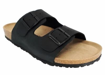 Joe n Joyce London Riemensandale Schwarz Leder Weite normal mit Soft-Fußbett