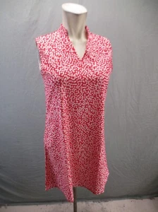 NWT Unbranded Size S Womens Red Floral V-Neck Sleeveless Shift Short Dress 511 - Picture 1 of 10