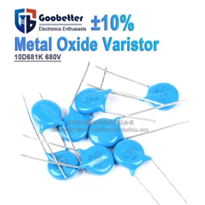 20Pcs Metal Oxide Varistor MOV 10D681K 680V Accuracy ± 10% Radial Leads MOVs - Picture 1 of 6