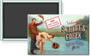 Schitts Creek Show Dont Worry Its His Sister Road Sign Image Fridge Magnet 2 x 3 - Picture 1 of 3