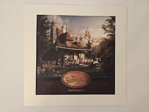 Walt Diney World Art Print New Fantasyland Beauty and The Beast Castle 2012 - Picture 1 of 2