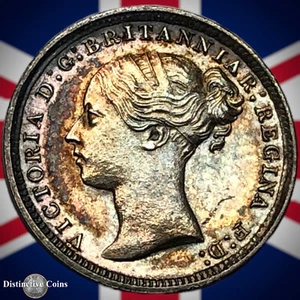 Great Britain 1871 Three Pence GB1852 - Picture 1 of 2