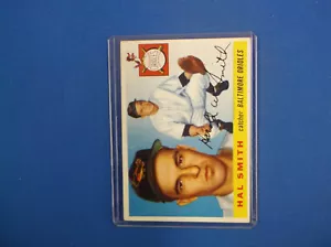 1955 Topps Baseball #8 Hal Smith EX-MT - Imagen 1 de 2