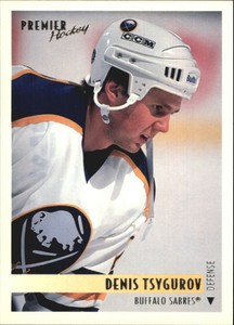1994-95 OPC Premier Buffalo Sabres Hockey Card #29 Denis Tsygurov Rookie