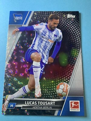 Lucas Tousart 2021-22 Topps Bundesliga Soccer Sparkle Foil #11  Hertha Berlin - Image 1 of 2