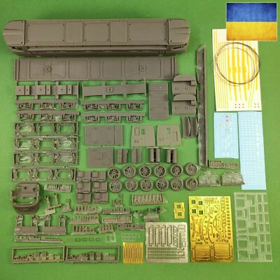 Soviet electric locomotive CHS4 H0 scale 1/87 Kit for assembly RZD Ukraine - Image 1 of 4